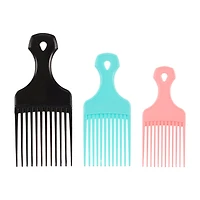 Conair Pick Combs, 3 Pack