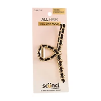Scunci Faux Leather Claw Clip