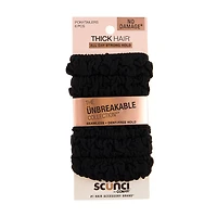 Scunci Ponytail Holders for Thick Hair, 6 Pack