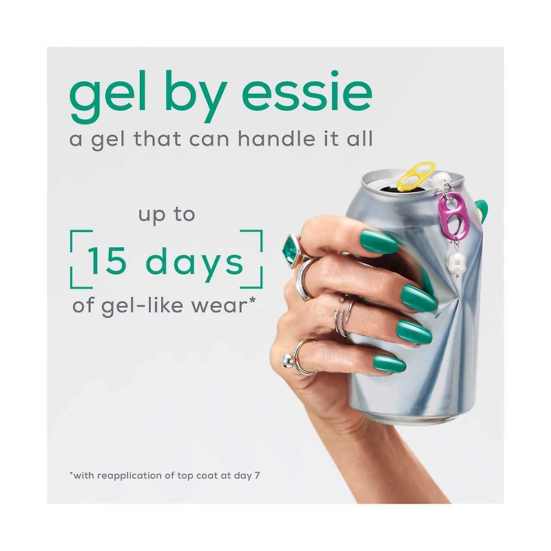 essie Gel Couture Long-Wear Nail Polish, Vegan, Sheer Fantasy