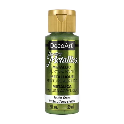 Dazzling Metallics Acrylic 2oz Festive Green