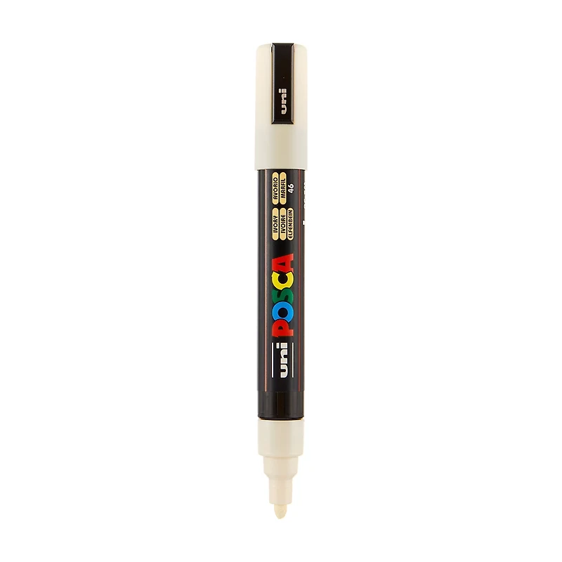 POSCA Paint Marker, PC-5M Medium Bullet, Ivory