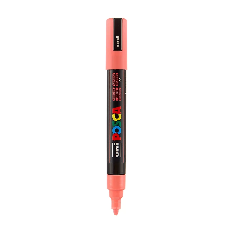 POSCA Paint Marker, PC-5M Medium Bullet, Coral Pink