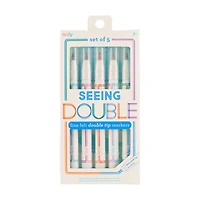 Ooly Seeing Double Fine Felt Markers, Set of 5