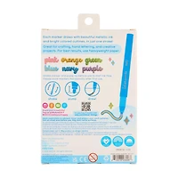 Ooly Silver Linings Silver Ink Markers, Set of 6