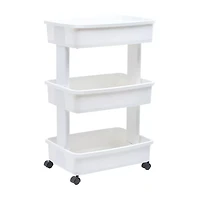 Starplast 3-Tier Multi-Purpose Cart, White