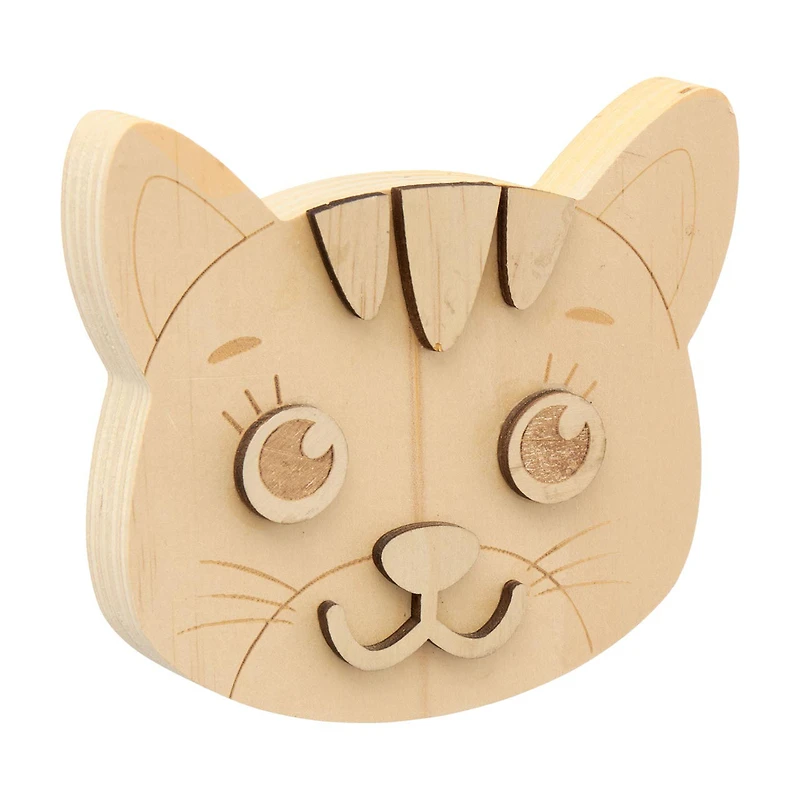 Chunky Wood Kitten, Unfinished