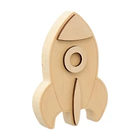 Chunky Wood Rocket, Unfinished