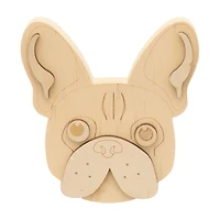 Chunky Wood Frenchie, Unfinished