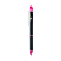 Pilot FriXion Synergy Clicker Erasable Gel Pen, Extra Fine Point, Pink
