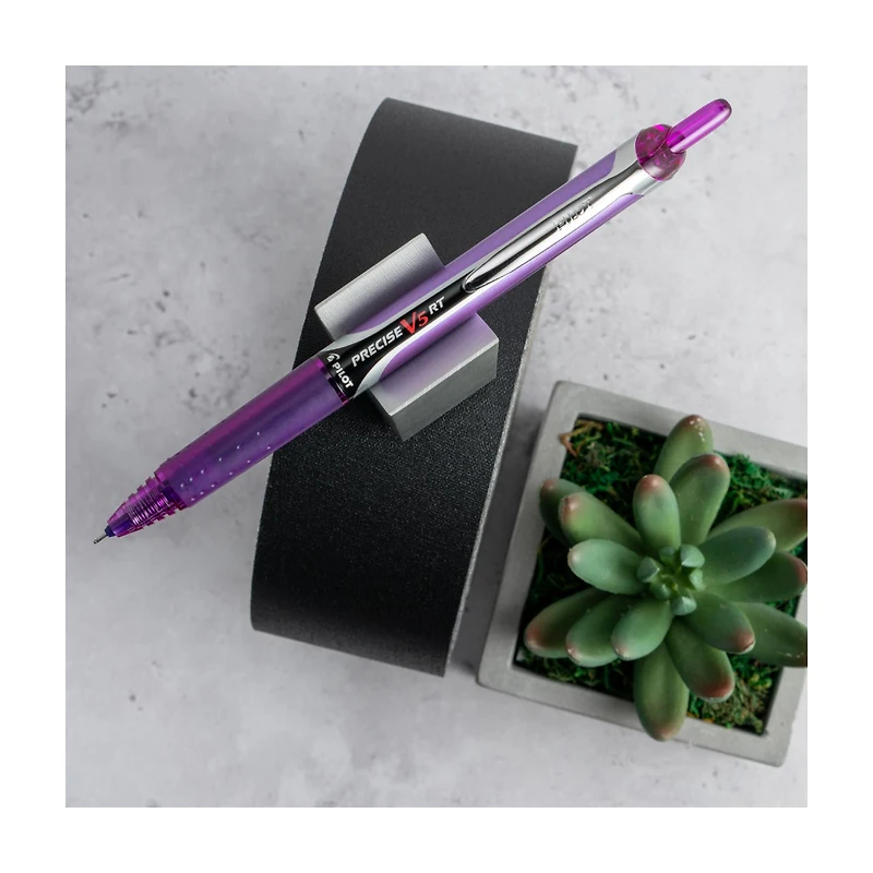 Pilot Precise V5 Premium Rolling Ball Pen, Extra Fine Point, Purple
