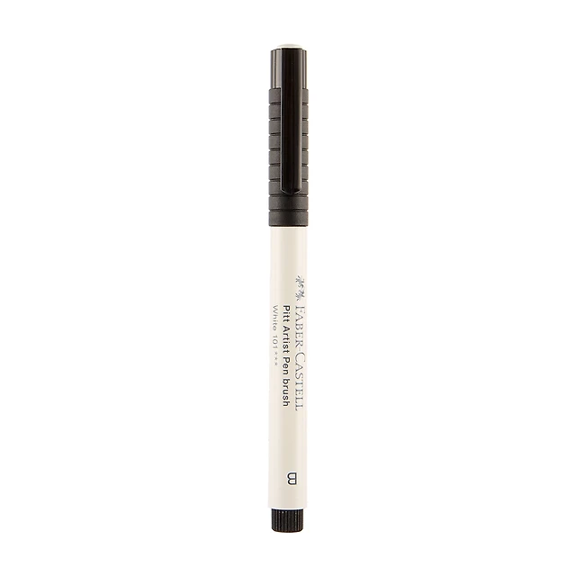 Faber Castell Pitt Artist Pen Brush, White 101