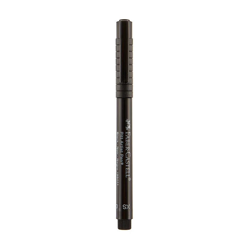 Faber Castell Pitt Artist Pen, Black 199, 0.1 mm