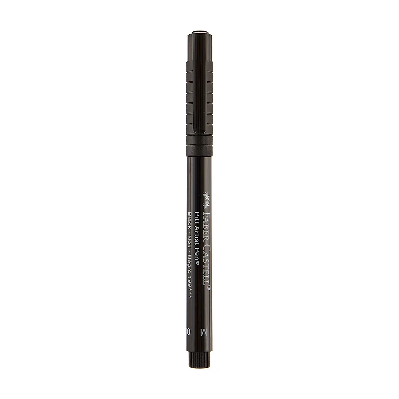 Faber Castell Pitt Artist Pen Brush, Black 199, 0.7 mm