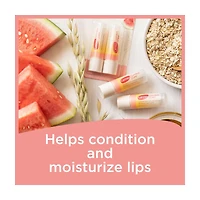 Carmex Comfort Care Colloidal Oatmeal Watermelon Stick Lip Balm, 2pk