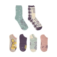 Disney Winnie the Pooh Socks, 6 Pairs