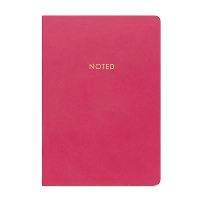 Ryder & Co. Vegan Leather Notebook, Red