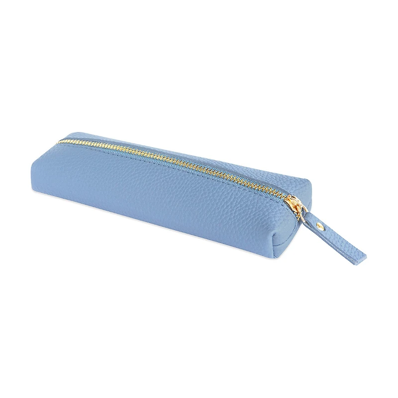 Ryder & Co. Vegan Leather Pouch, Blue
