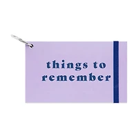 Ryder & Co. Index Card Booklet, Purple