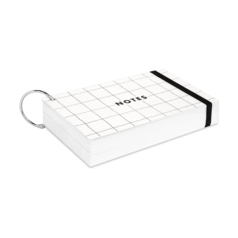 Ryder & Co. Index Card Booklet, White