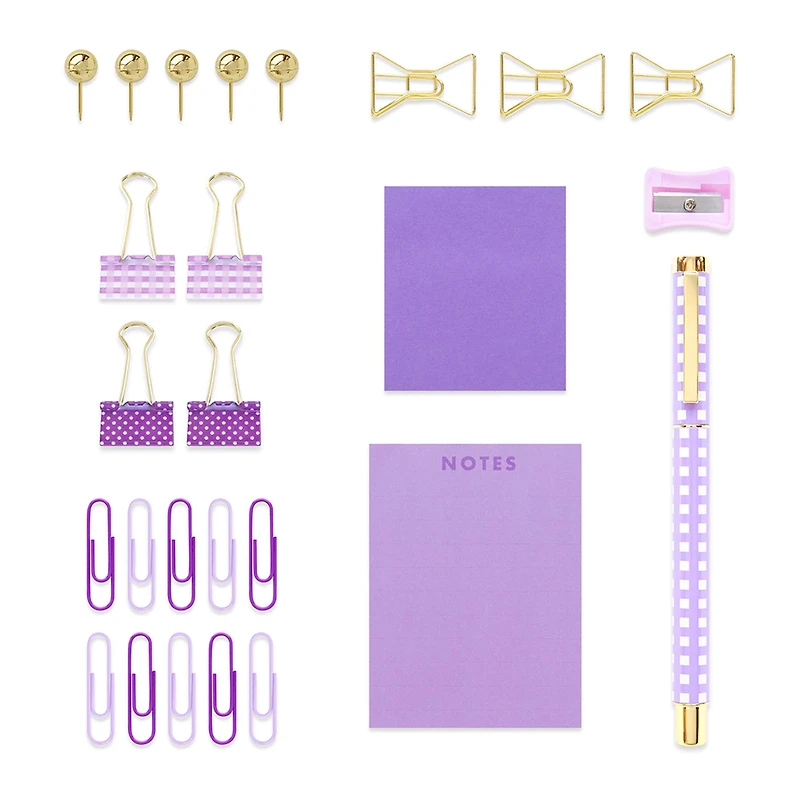 Ryder & Co. Stationery Box, Purple