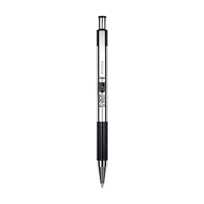 Zebra Pen F-301 Retractable Ballpoint Pen, 0.7mm Medium Point, Black Ink