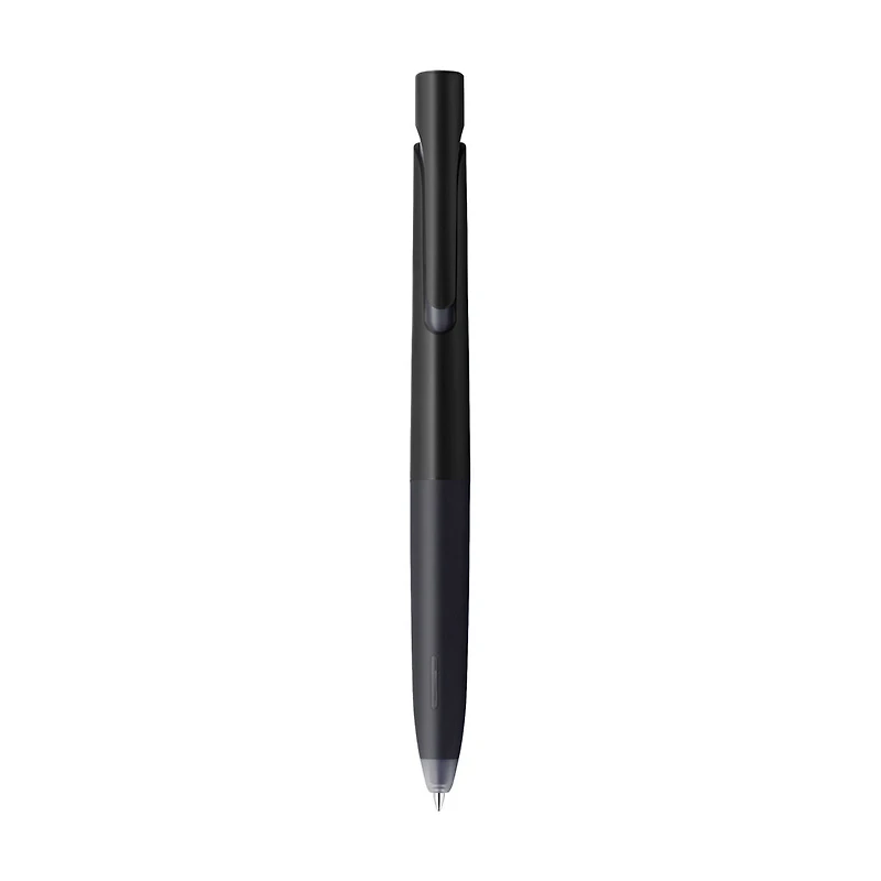 Zebra Pen bLen Retractable Gel Black Barrel Pen, 0.7mm Medium Point, Black Ink