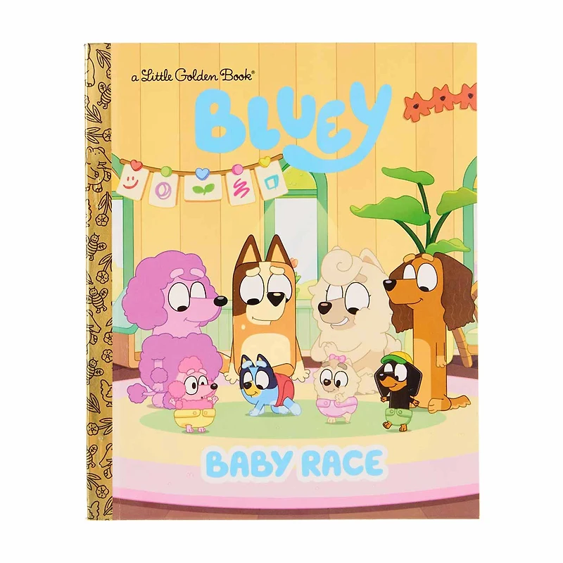 Bluey's Baby Race Children's a Little Golden Book Storybook