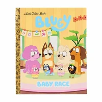 Bluey's Baby Race Children's a Little Golden Book Storybook