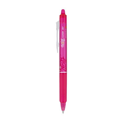 Pilot FriXion Ball Clicker Erasable Gel Pen, Pink