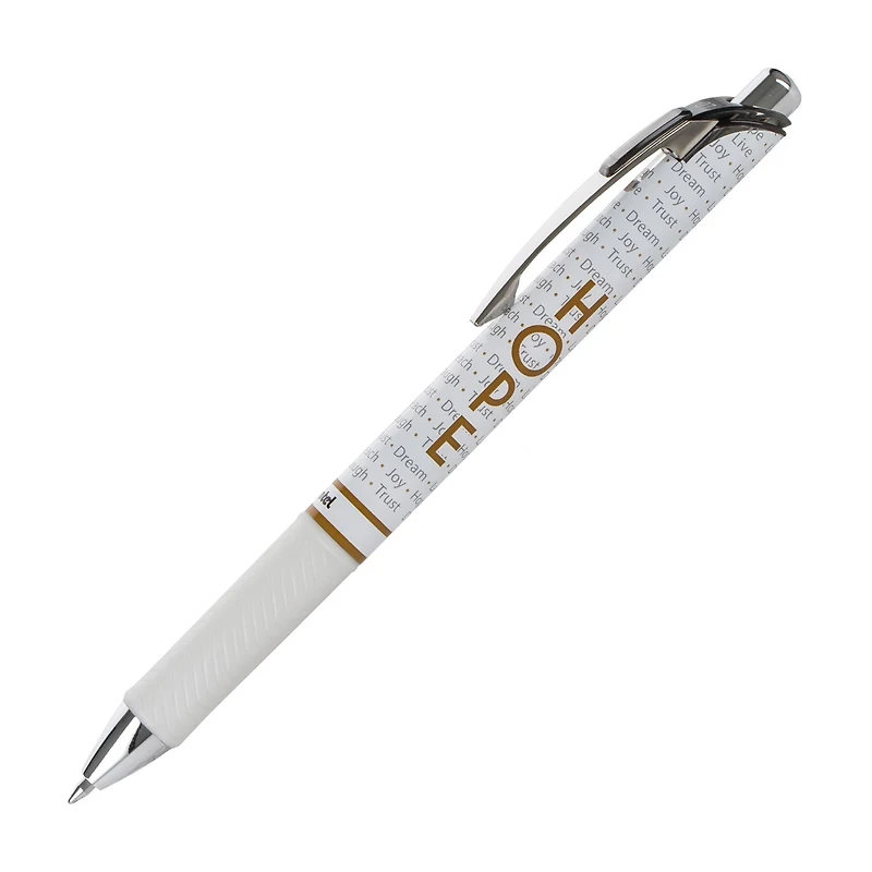 Pentel EnerGel Inspire "Hope" Liquid Gel Pen, Black