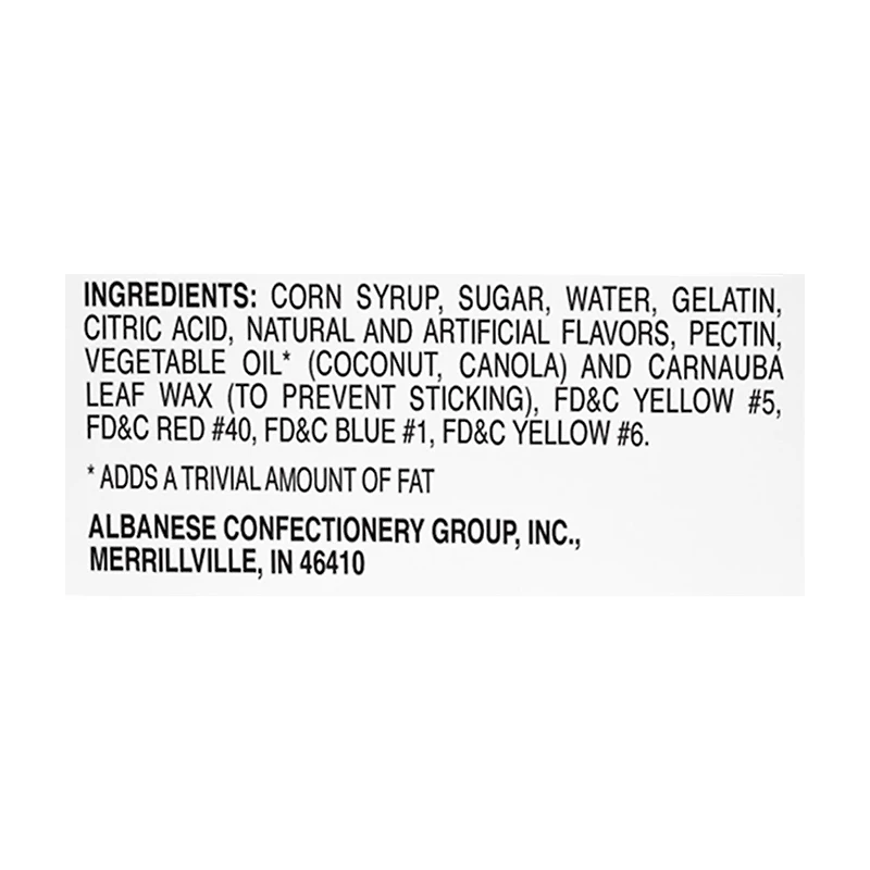 Albanese 12 Flavor Mini Gummi Worms, 3.5 oz