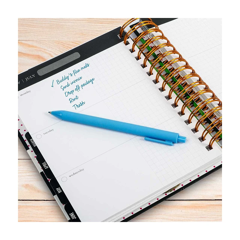 Art 101 Retractable Gel Pen, Blue, .7mm