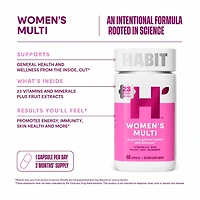 HABIT Women's Multivitamin Capsules, 60ct