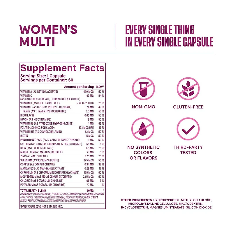 HABIT Women's Multivitamin Capsules, 60ct
