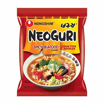 Nongshim Neoguri Spicy Seafood Udon Noodles, 4.2 oz