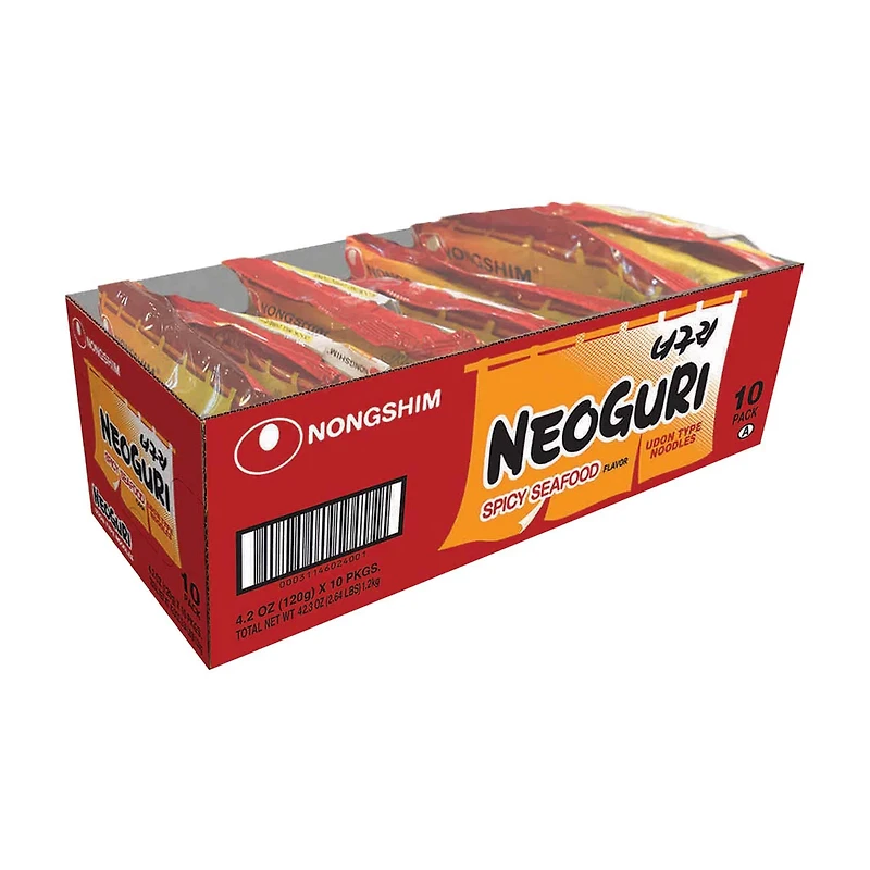 Nongshim Neoguri Spicy Seafood Udon Noodles, 4.2 oz