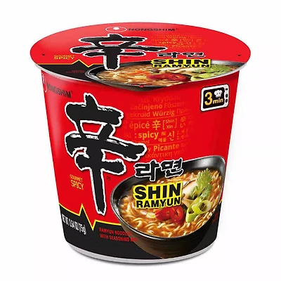 Shin Beef Noodle Cup, 2.64 oz