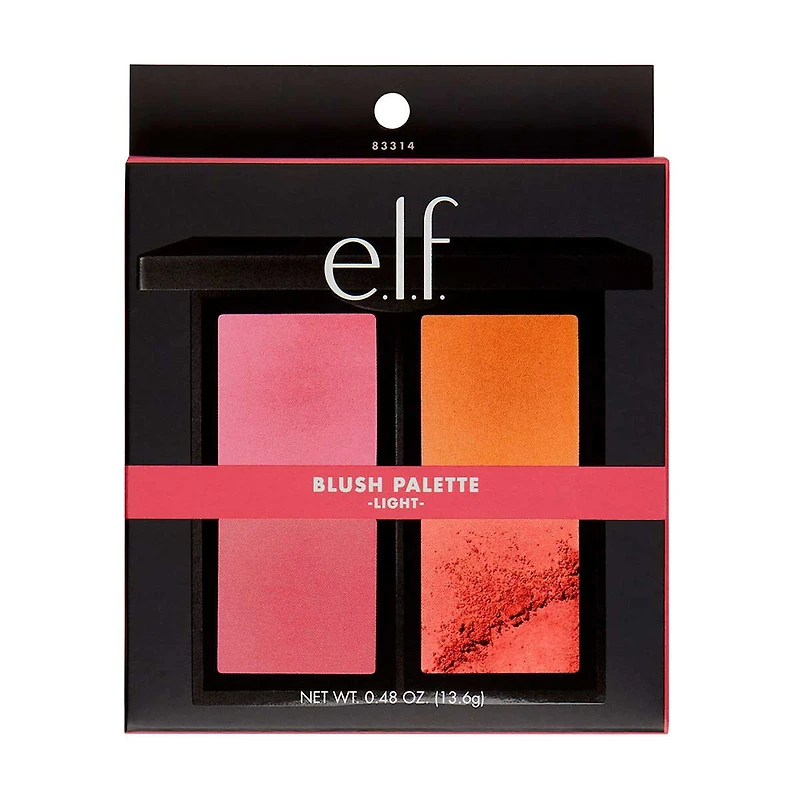 e.l.f. Powder Blush Palette - Light, 0.47oz