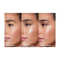 e.l.f. Halo Glow Highlight Beauty Wand - Champagne Campaign, 0.33 fl oz