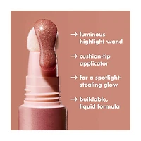 e.l.f. Halo Glow Highlight Beauty Wand - Champagne Campaign, 0.33 fl oz