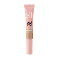 e.l.f. Halo Glow Highlight Beauty Wand - Champagne Campaign, 0.33 fl oz