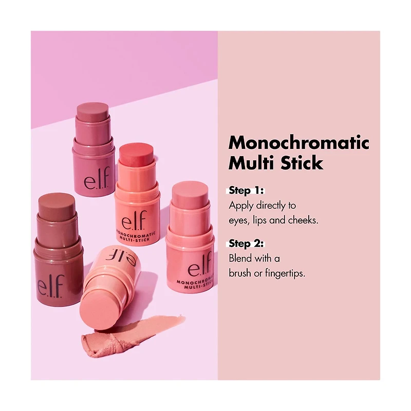 e.l.f. Monochromatic Multi-Stick - Luminous Berry, 0.17oz