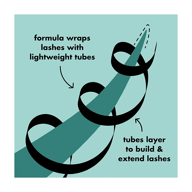 e.l.f. Lash XTNDR Mascara - Pitch Black, 0.25oz