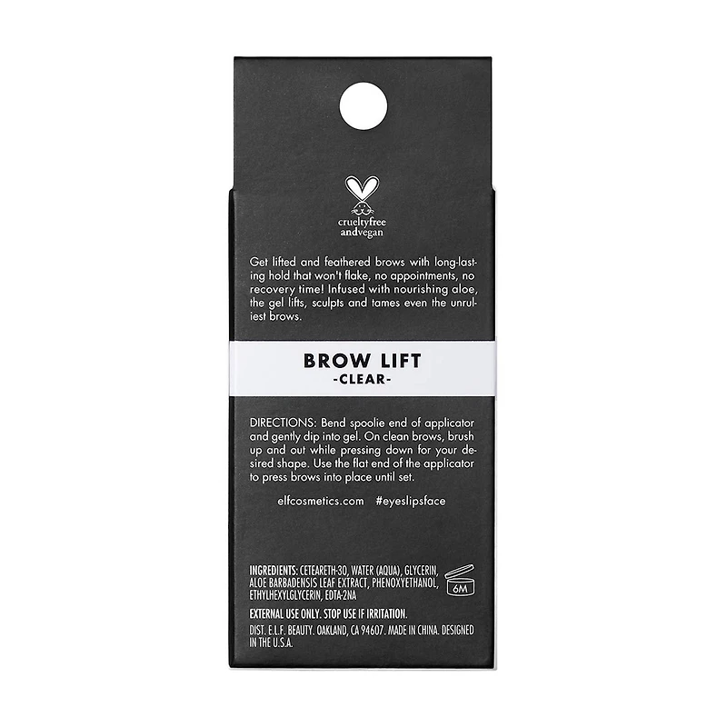e.l.f. Brow Lift Brow Gel - Clear, 0.31oz