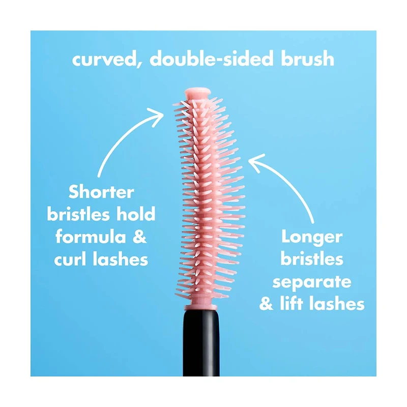 e.l.f. Lash 'N Roll Mascara - Pitch Black, 0.32oz