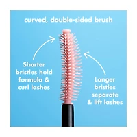 e.l.f. Lash 'N Roll Mascara - Pitch Black, 0.32oz