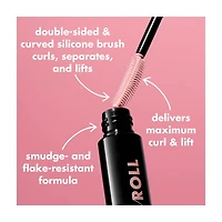 e.l.f. Lash 'N Roll Mascara - Pitch Black, 0.32oz