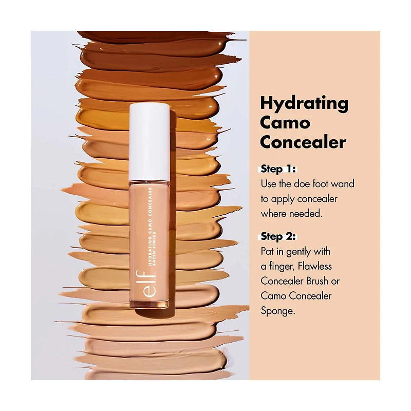 e.l.f. Hydrating Camo Concealer - Fair Rose, 0.2 fl oz