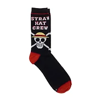 One Piece Straw Hat Crew Crew Socks